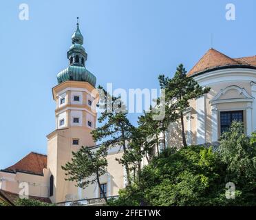 Castello di Mikulov, Repubblica Ceca Foto Stock