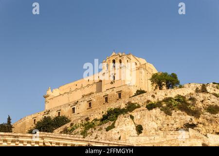 Esterno luoghi di interesse della Chiesa di San Matteo (Chiesa di San Matteo) a Scicli, Provincia di Ragusa, Sicilia - Italia. Foto Stock