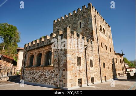 Casa de Juntas de Avellaneda, Sopuerta, Biscaglia, Paese Basco, Euskadi, Spagna, Europa Foto Stock