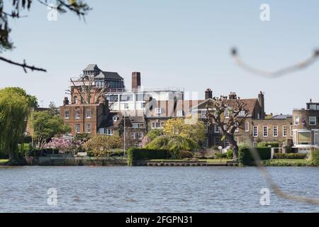 Fuller's Brewery Chiswick - fabbrica di birra Fuller, Smith & Turner Griffin a Chiswick, Londra, Regno Unito Foto Stock