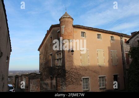 Francia, Tarn, villaggio médiéval de Castelnau de Montmiral Foto Stock