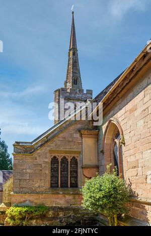 Chiesa della Santissima Trinità a Belbroughton, Bromsgrove, Worcestershire, Inghilterra. Foto Stock