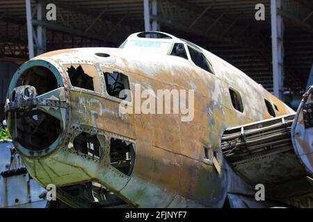 Fusoliera in aereo Veteran Hudson Bomber relitto Foto Stock