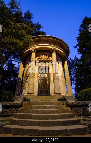 Jephson Memorial, Jephson Gardens, Leamington Spa Foto Stock