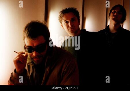 Jimmy Goodwin Andy e Jez Williams del 2000 ottobre dalla band Colomba Foto Stock