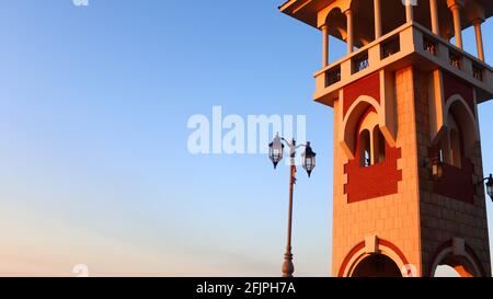 Sposa di Stanley ad Alessandria con paesaggio e cielo chiaro zona. Foto Stock