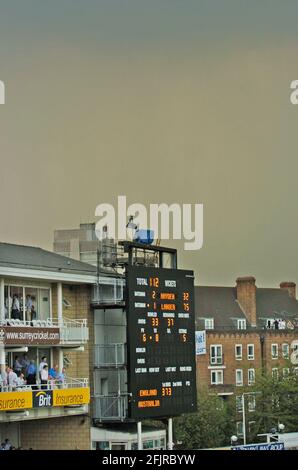 5° TEST INGHILTERRA V AUSTRALIA 2° GIORNO 9/9/2005 FOTO DAVID ASHDOWNCRICKET Foto Stock