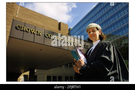 Barrister Jenny Hart ......per le carriere IOS Changing.Pic David Sandison 28/8/2002 Foto Stock