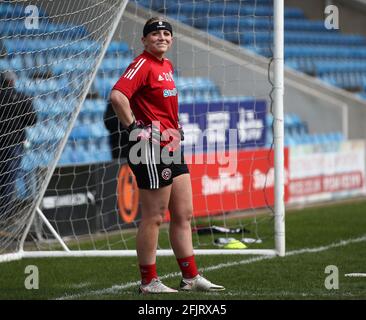 Sheffield, Inghilterra, 24 aprile 2021. Fran Kitchen di Liverpool durante la partita della Premier League a Bramall Lane, Sheffield. L'immagine di credito dovrebbe essere: Simon Bellis / Sportimage Foto Stock