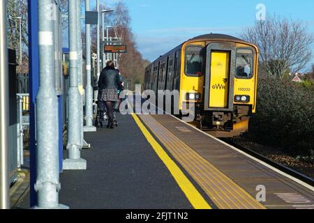 Stazione ferroviaria di Newcourt, Devon Foto Stock