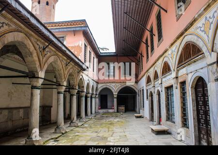Vista di Harem in Palazzo Topkapi Foto Stock