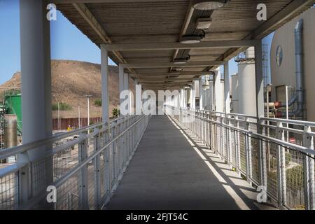 Israele, Hiriya, il museo del riciclaggio, Hiriya rifiuti discarica situato a sud-est di Tel Aviv, Israele. Foto Stock