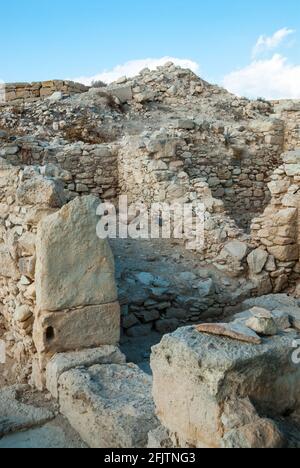 Il sito archeologico di Kourion, Cipro Foto Stock