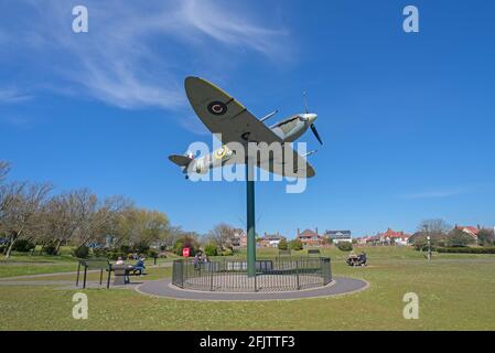 St Anne`s , Lancashire-England - 22.04.2021 - Lytham St Annes RAF Fighter Bomber & Coastal Command Memorial Foto Stock