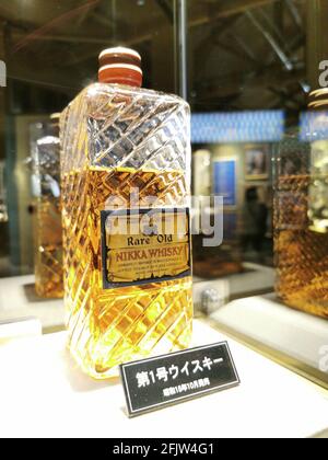 Giappone, isola di Hokkaido, distretto di Yoichi, Yoichi, Kurokawacho, Distilleria Nikka Yoichi, produzione di whisky Foto Stock