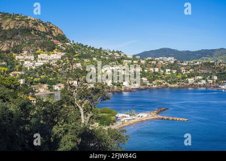 Francia, Alpi Marittime, Theoule-sur-Mer Foto Stock