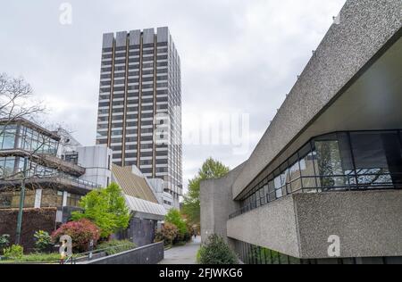 La London Studios Tower, la vecchia sede centrale dell'ITV di Londra sulla sponda sud del Tamigi. Londra Foto Stock