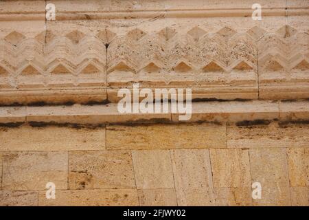 Dettagli sul tetto del Anıtkabir (Mausoleo di Atatürk) edificio principale- Ankara Foto Stock