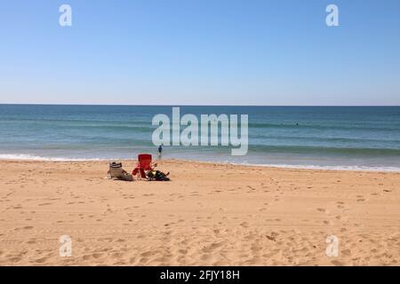 Warriewood Beach, Sydney, NSW, Australia Foto Stock