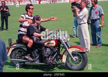 L'ospite della TV Andreas Türck in occasione di una partita di beneficenza organizzata dal club sportivo LSK, 17 maggio 1998, Lüneburg, bassa Sassonia, Germania Foto Stock