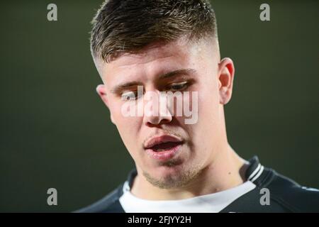 Kingston upon Hull, Inghilterra - 23 aprile 2021 - Joe Cator (15) del Hull FC durante il Rugby League Betfred Super League Round 4 Hull FC vs Wakefield Trinity al KCOM Stadium, Kingston upon Hull, Regno Unito Foto Stock