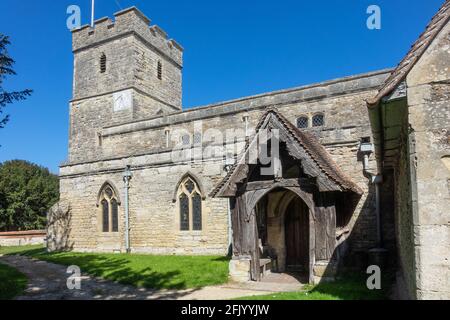Inghilterra, Oxfordshire, Long Wittenham chiesa Foto Stock
