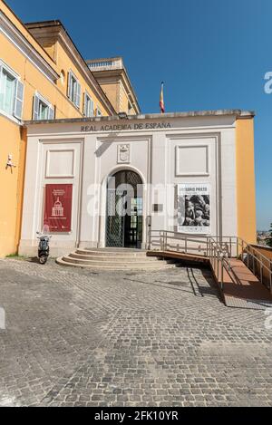 Real Academia de Espana, istituto culturale spagnolo, San Pietro in Montorio, Janiculum, collina di Gianicolo, Trastevere, Roma, Lazio, Italia, Europa Foto Stock