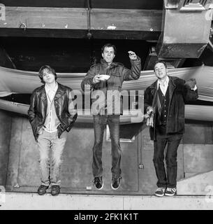 Ben chiude cinque backstage al Newcastle Riverside, il 4 marzo 1997. Newcastle. Inghilterra, Regno Unito. Foto Stock