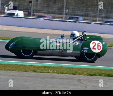 Bernado Hartogs, Lotus XV, FISCAR Historic 50's, Hawthorn Trophy Cars, Hawthorn International e Tom Cole Trophies Race per gli Sports Racing degli anni '50 e. Foto Stock