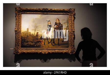 Mostra di Aelbert Cuyp 13 febbraio - 12 maggio al Sainsbury Ala della Galeria Nazionale.pic David Sandison 7/2/2002 Foto Stock