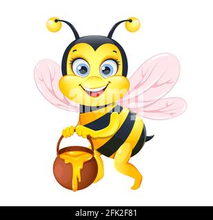 Carino ape cartoon. Simpatico personaggio di cartone animato. Illustrazione vettoriale stock su sfondo bianco Illustrazione Vettoriale