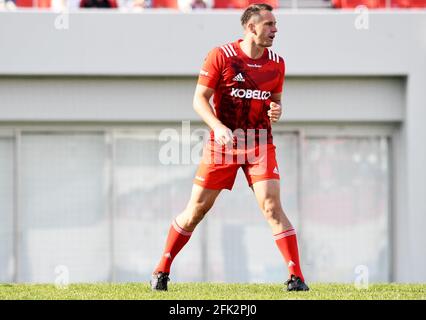 Hanazono Rugby Stadium, Higashi Osaka, Giappone. 24 Apr 2021. Ben Smith, 24 aprile 2021 - Rugby : Giappone Rugby Top League 2021 match tra Mitsubishi Heavy Industries Sagamihara DYNABOARS 17-50 Kobe Steelers Kobelco Steelers allo stadio di rugby Hanazono, Higashi Osaka, Giappone. Credit: SportsPressJP/AFLO/Alamy Live News Foto Stock