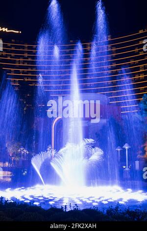 Wynn Dancing Fountain, Las Vegas, Nevada Foto Stock