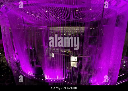 Chandelier Bar, cosmopolita di Las Vegas, Nevada Foto Stock