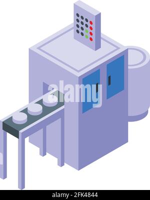 Icona della produzione di formaggio. Isometrica della produzione di formaggio icona vettoriale per il web design isolato su sfondo bianco Illustrazione Vettoriale