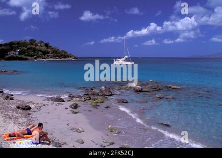 America del Nord, Indie Occidentali, piccole Antille, Caraibi, Francia, Martinica, Anse Mitan Foto Stock