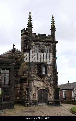 Chiesa di San Michele e di tutti gli Angeli a Macclesfield in Cheshire Foto Stock