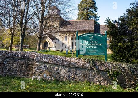 Wotton Surrey Hills- Chiesa di San Giovanni a Wotton Foto Stock