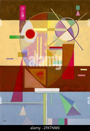 Kandinsky opera intitolata tensione disintegrata. Foto Stock