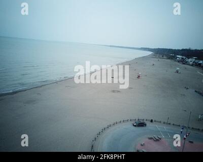 Foto aerea di porto stanley ontario, lago erie Foto Stock