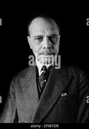 James Weldon Johnson. Ritratto dello scrittore americano e attivista dei diritti civili, James Weldon Johnson (1871-1938) di Carl van Vechten, 1932 Foto Stock