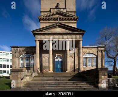 Vista esterna diurna di All Saints Church, Newcastle upon Tyne, Tyne and Wear, Inghilterra, Regno Unito Foto Stock