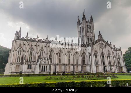 Cattedrale di San Paolo a Kolkata Calcutta , India Foto Stock