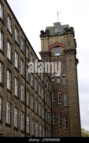 Clarence Mill a Bollington in East Cheshire Foto Stock