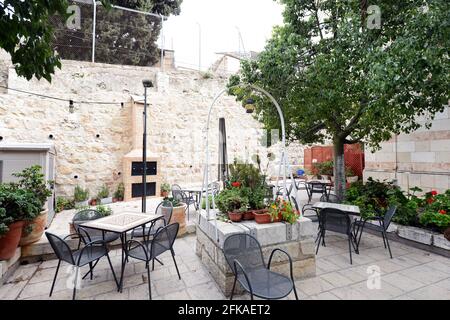 L Ospizio austriaco ( hostel ) nella città vecchia di Gerusalemme. Foto Stock