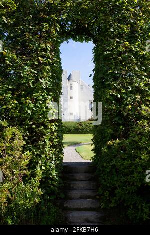 Charles Rennie Mackintosh ha progettato Hill House a Helensburgh, Scozia. Aperto al pubblico sotto il National Trust for Scotland. Foto Stock