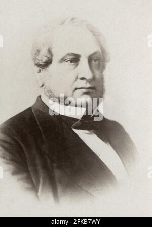 Rouher, Eugène (1814-1884) Fotografia dello statista francese di Clément Lagriffe Paris, Fondation Napoléon Foto Stock