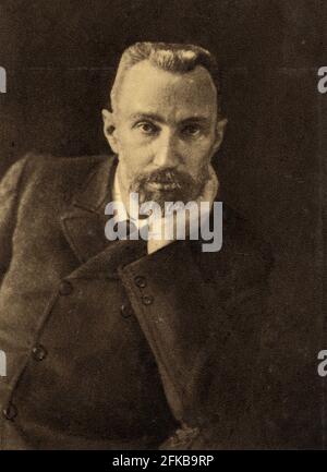 Pierre Curie (1859-1906) fisico francese. Fotografia del 1899. Foto Stock