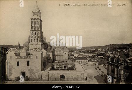 PERIGUEUX. Reparto francese: 24 - Dordogne. Regione: Nouvelle-Aquitaine (ex Aquitania). Cartolina fine del 19 ° secolo - inizio del 20 ° secolo Foto Stock