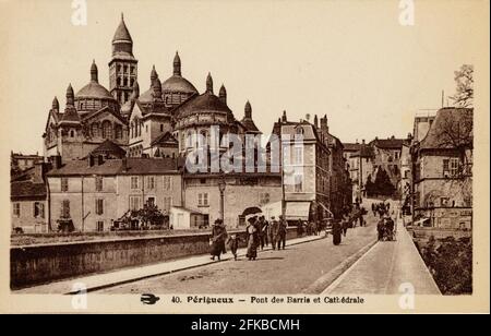 PERIGUEUX. Reparto francese: 24 - Dordogne. Regione: Nouvelle-Aquitaine (ex Aquitania). Cartolina fine del 19 ° secolo - inizio del 20 ° secolo Foto Stock